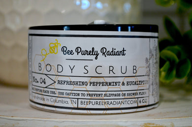 Refreshing Peppermint and Eucalyptus Body Scrub